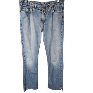 Lucky Brand Dungarees by Gene Montesano Wonder Jean Women's 8/29 LONG Vintage